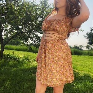 🌸Flower Power🌸 Double Laced Down Dress